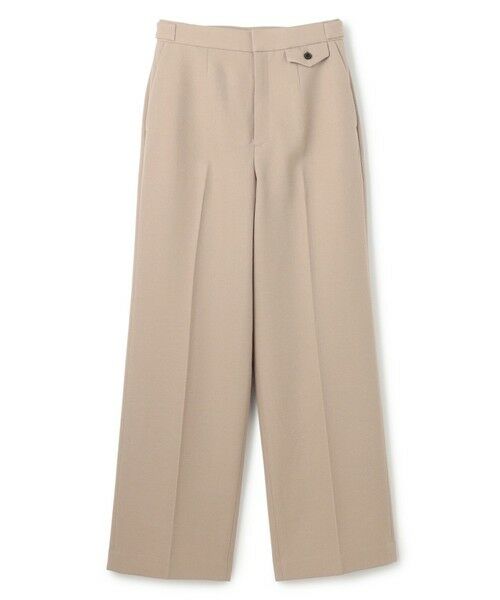 BEIGE, / ベイジ, その他パンツ | BUNNELL / ウールタブボタンストレートパンツ | 詳細3