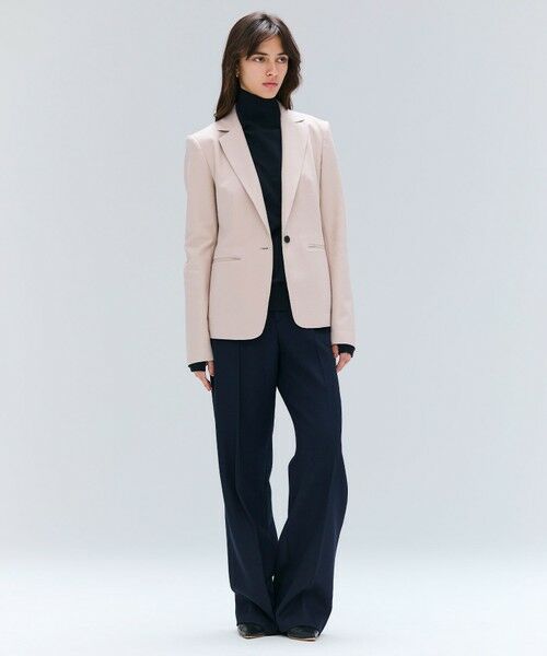 BEIGE, / ベイジ, その他パンツ | BUNNELL / ウールタブボタンストレートパンツ | 詳細13