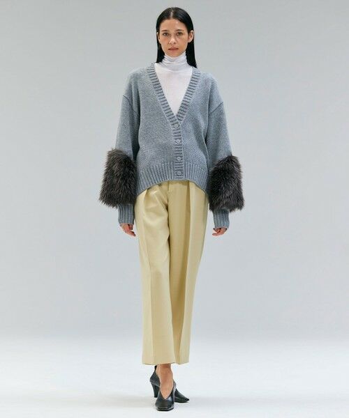 BEIGE, / ベイジ, その他パンツ | WASCO / 2WAYストレッチウールタックカービーパンツ | 詳細3