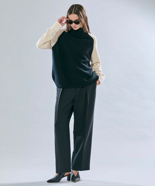 BEIGE, / ベイジ, その他パンツ | WASCO / 2WAYストレッチウールタックカービーパンツ | 詳細18