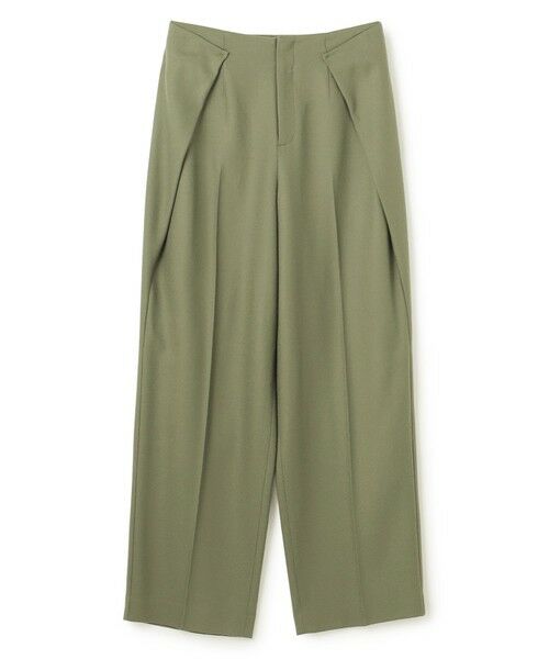 BEIGE, / ベイジ, その他パンツ | TERNES / 変形タックウールワイドパンツ | 詳細9