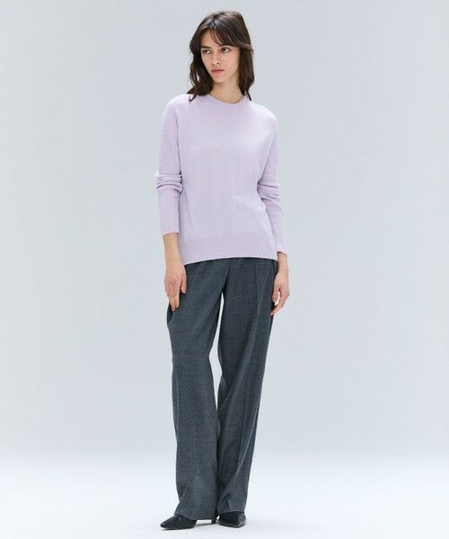 BEIGE, / ベイジ, その他パンツ | TERNES / 変形タックウールワイドパンツ | 詳細13