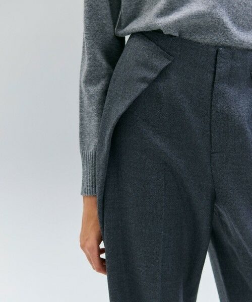 BEIGE, / ベイジ, その他パンツ | TERNES / 変形タックウールワイドパンツ | 詳細10