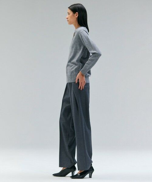 BEIGE, / ベイジ, その他パンツ | TERNES / 変形タックウールワイドパンツ | 詳細11