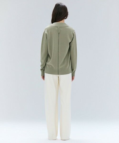 BEIGE, / ベイジ, その他パンツ | MONTAIGNE / イージーウエストウールワイドパンツ | 詳細2