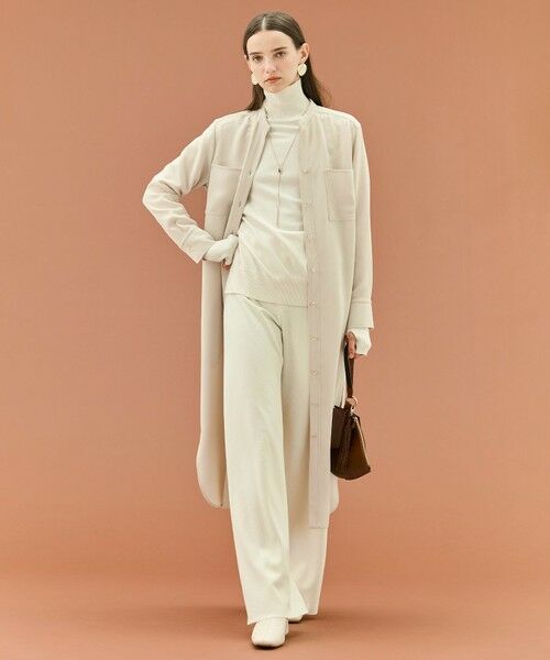 BEIGE, / ベイジ, その他パンツ | MONTAIGNE / イージーウエストウールワイドパンツ | 詳細3