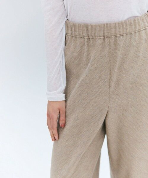 BEIGE, / ベイジ, その他パンツ | MONTAIGNE / イージーウエストウールワイドパンツ | 詳細13