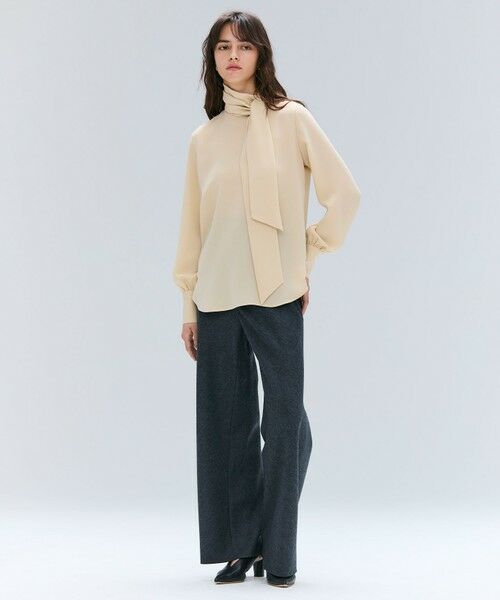 BEIGE, / ベイジ, その他パンツ | MONTAIGNE / イージーウエストウールワイドパンツ | 詳細19