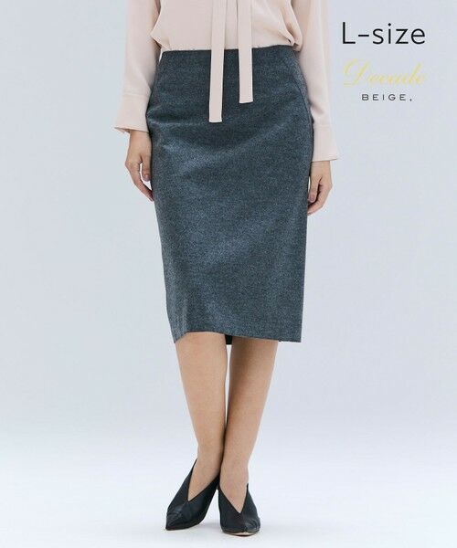 BEIGE,/ベイジ, 【Lsize・セットアップ対応】CORBY / ウールタイトスカート C. Gray 10 BEIGE,/ベイジ, 【Lsize・セットアップ対応】CORBY / ウールタイトスカート C. Gray 10