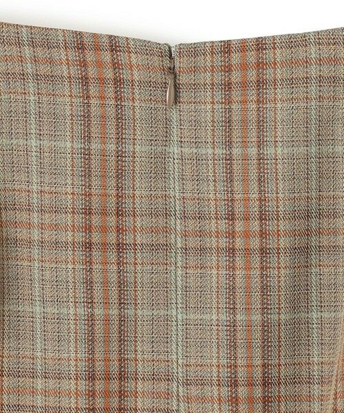 BEIGE, / ベイジ, ミニ・ひざ丈スカート | SELMA / チェックウールラッフルスカート | 詳細13