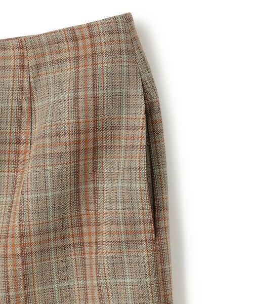 BEIGE, / ベイジ, ミニ・ひざ丈スカート | SELMA / チェックウールラッフルスカート | 詳細14