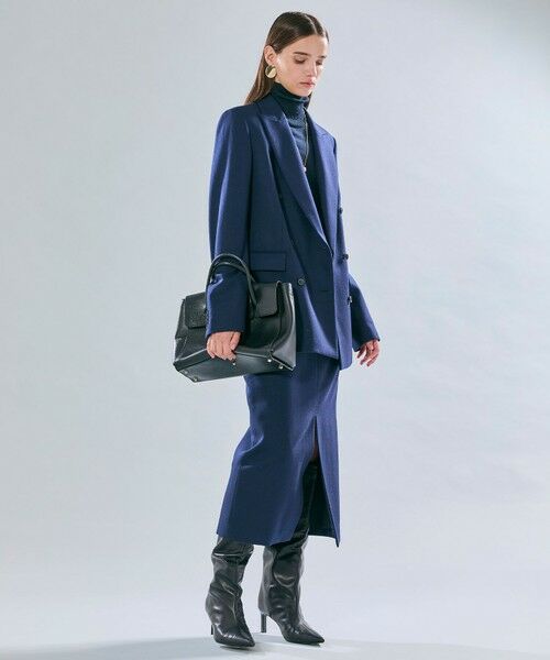 BEIGE, / ベイジ, ミニ・ひざ丈スカート | 【VERY NaVY12月号掲載】BUNNELL / ウールハイウエストタブボタンスカート | 詳細14