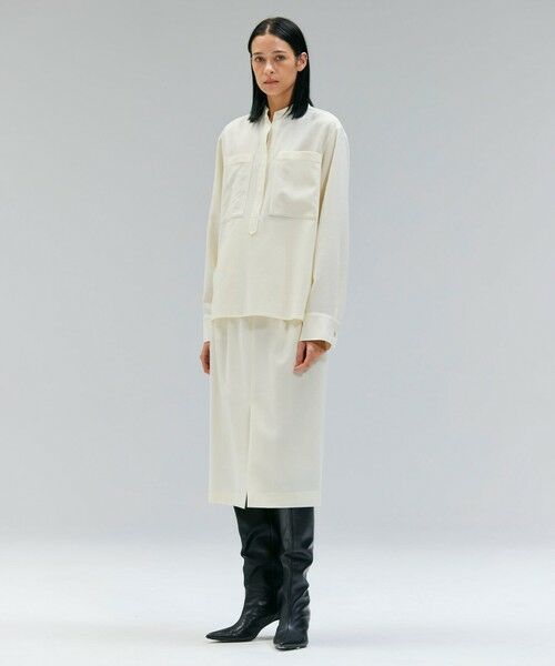 BEIGE, / ベイジ, ミニ・ひざ丈スカート | 【VERY NaVY12月号掲載】TERNES / 2タックウールスカート | 詳細2