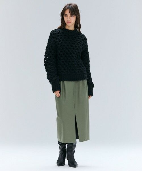 BEIGE, / ベイジ, ミニ・ひざ丈スカート | 【VERY NaVY12月号掲載】TERNES / 2タックウールスカート | 詳細7