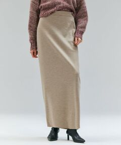 BEIGE, / ベイジ, ミニ・ひざ丈スカート | 【VERY NaVY12月号掲載】MONTAIGNE / イージーウエストウールロングスカート