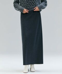 BEIGE, / ベイジ, ミニ・ひざ丈スカート | 【VERY NaVY12月号掲載】MONTAIGNE / イージーウエストウールロングスカート