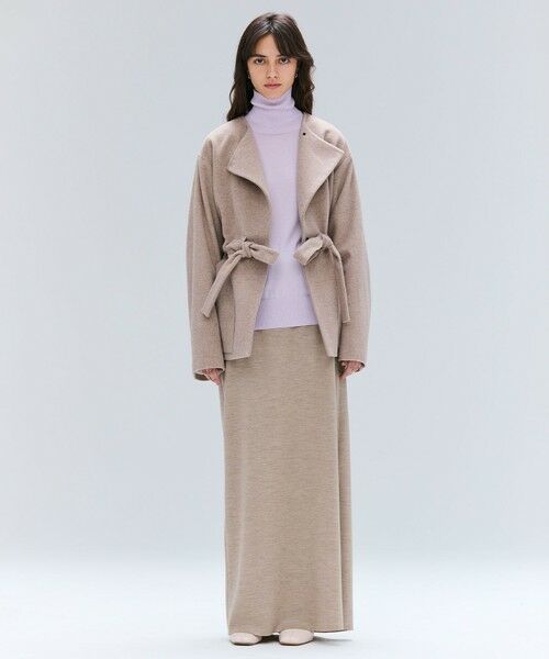 BEIGE, / ベイジ, ミニ・ひざ丈スカート | 【VERY NaVY12月号掲載】MONTAIGNE / イージーウエストウールロングスカート | 詳細12