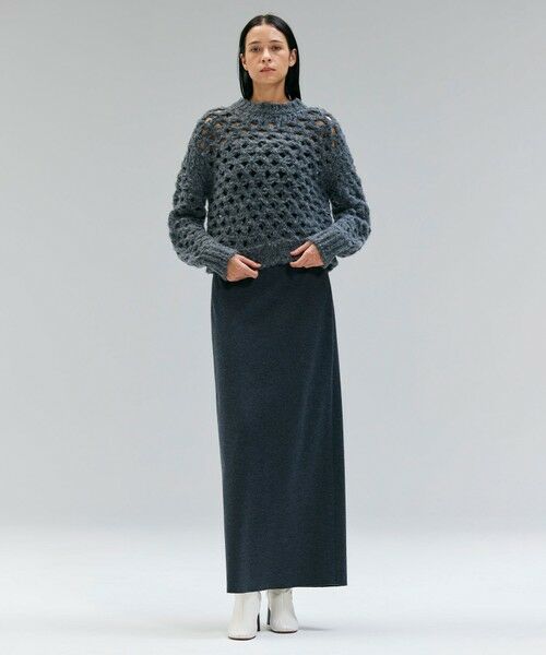 BEIGE, / ベイジ, ミニ・ひざ丈スカート | 【VERY NaVY12月号掲載】MONTAIGNE / イージーウエストウールロングスカート | 詳細20