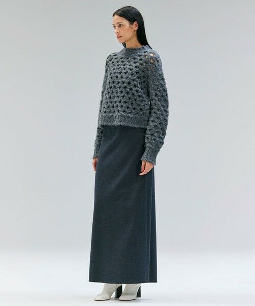 BEIGE, / ベイジ, ミニ・ひざ丈スカート | 【VERY NaVY12月号掲載】MONTAIGNE / イージーウエストウールロングスカート | 詳細21