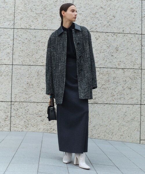 BEIGE, / ベイジ, ミニ・ひざ丈スカート | 【VERY NaVY12月号掲載】MONTAIGNE / イージーウエストウールロングスカート | 詳細24