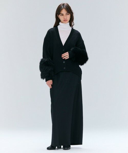 BEIGE, / ベイジ, ミニ・ひざ丈スカート | 【VERY NaVY12月号掲載】MONTAIGNE / イージーウエストウールロングスカート | 詳細27