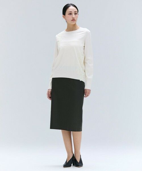 BEIGE, / ベイジ, ミニ・ひざ丈スカート | 【セットアップ対応】CORBY / ウールタイトスカート | 詳細5