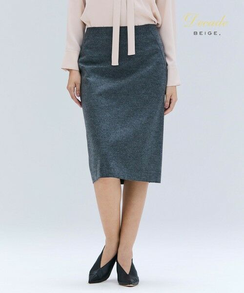 BEIGE,/ベイジ, 【セットアップ対応】CORBY / ウールタイトスカート C. Gray 4 BEIGE,/ベイジ, 【セットアップ対応】CORBY / ウールタイトスカート C. Gray 4