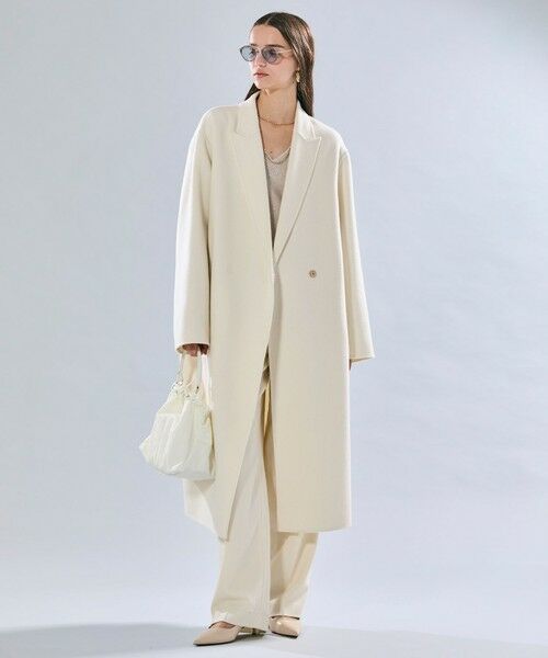 BEIGE, / ベイジ, その他アウター | ZION / ウールロングチェスターコート | 詳細3
