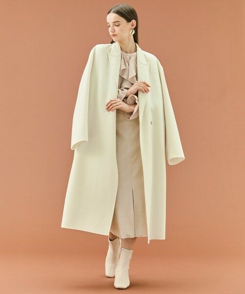 BEIGE, / ベイジ, その他アウター | ZION / ウールロングチェスターコート | 詳細4