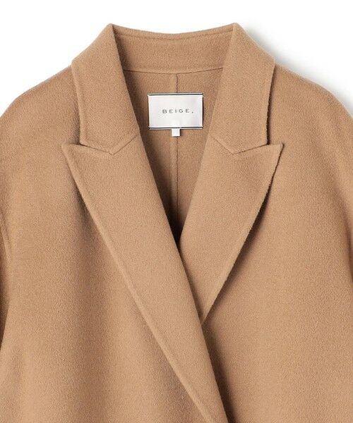 BEIGE, / ベイジ, その他アウター | ZION / ウールロングチェスターコート | 詳細14