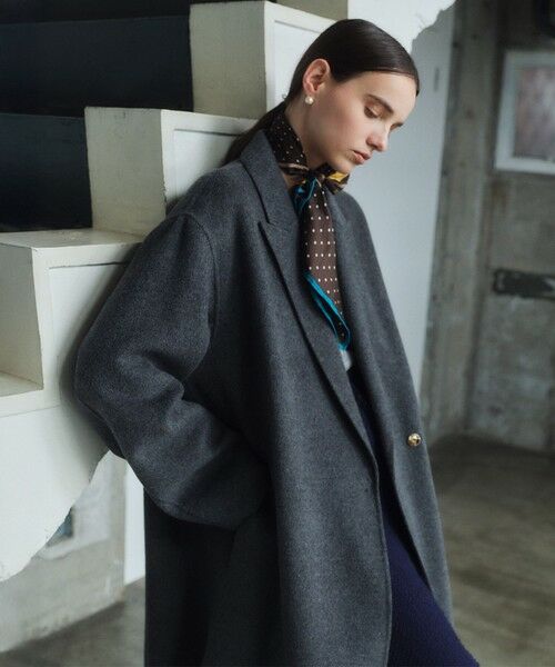 BEIGE, / ベイジ, その他アウター | ZION / ウールロングチェスターコート | 詳細22