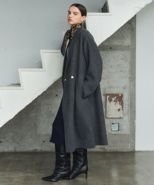BEIGE, / ベイジ, その他アウター | ZION / ウールロングチェスターコート | 詳細23