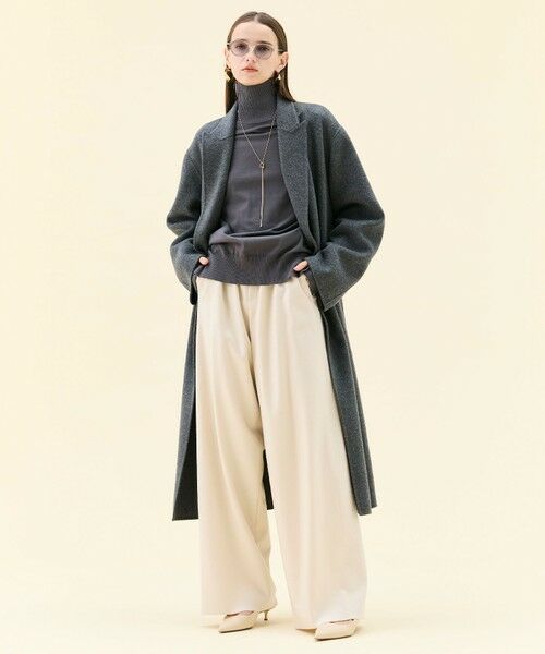 BEIGE, / ベイジ, その他アウター | ZION / ウールロングチェスターコート | 詳細24