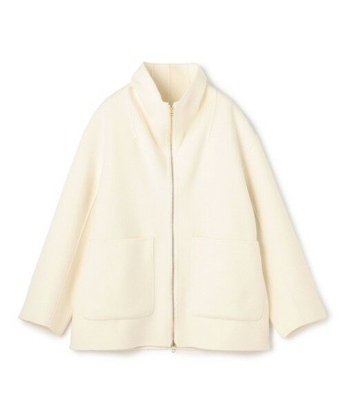 BEIGE, / ベイジ, その他アウター | ZION / ウールスタンドカラーショートコート | 詳細4