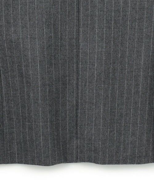 BEIGE, / ベイジ, テーラードジャケット | DELAND / ウールピンストライプダブルジャケット | 詳細13