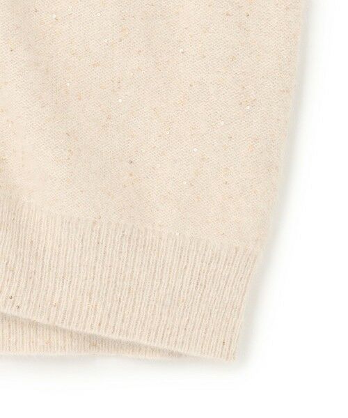 BEIGE, / ベイジ, ニット・セーター | AMARILLO / スパンコールフォックスニットカーディガン | 詳細7