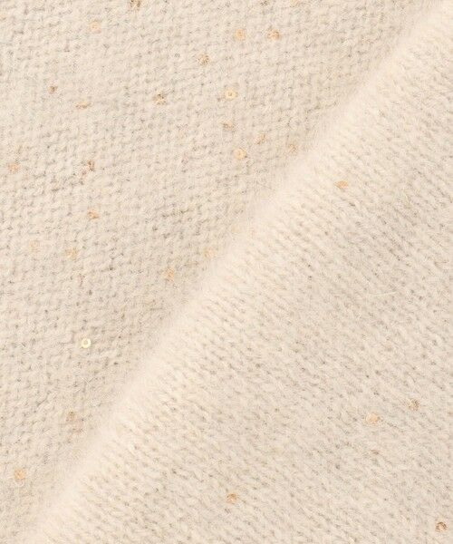 BEIGE, / ベイジ, ニット・セーター | AMARILLO / スパンコールフォックスVネックニット | 詳細8