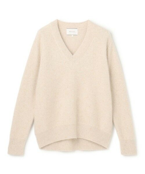 BEIGE, / ベイジ, ニット・セーター | AMARILLO / スパンコールフォックスVネックニット | 詳細3