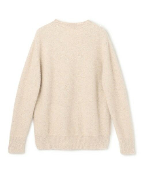 BEIGE, / ベイジ, ニット・セーター | AMARILLO / スパンコールフォックスVネックニット | 詳細4