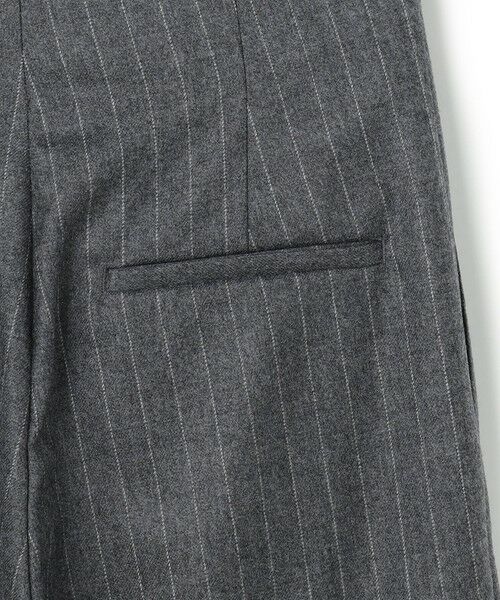 BEIGE, / ベイジ, その他パンツ | DELAND / ウールピンストライプハイウエストタックパンツ | 詳細16