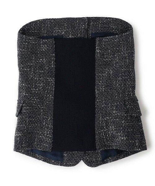 BEIGE, / ベイジ, シャツ・ブラウス | TRIPHANE / バックニットツイードビスチェ | 詳細6