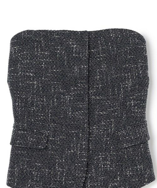 BEIGE, / ベイジ, シャツ・ブラウス | TRIPHANE / バックニットツイードビスチェ | 詳細7