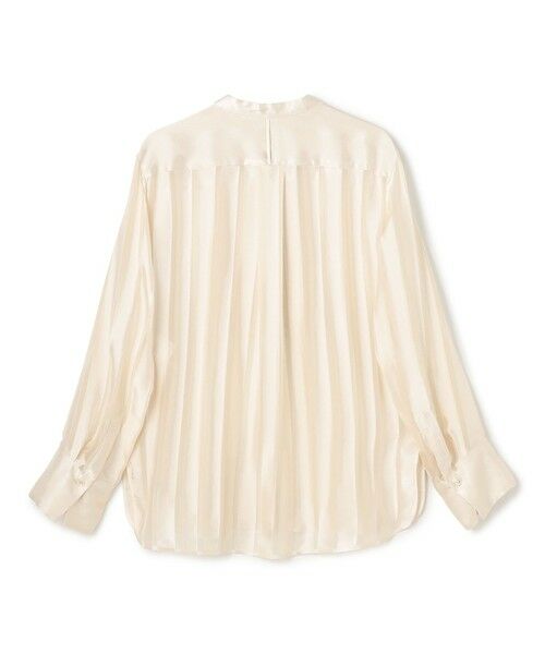 BEIGE, / ベイジ, シャツ・ブラウス | HAUYNITE / シアーストライプバンドカラーブラウス | 詳細6