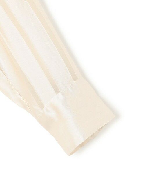 BEIGE, / ベイジ, シャツ・ブラウス | HAUYNITE / シアーストライプバンドカラーブラウス | 詳細8