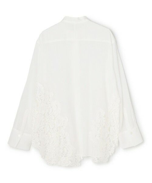 BEIGE, / ベイジ, シャツ・ブラウス | GALENA / コットンレースバンドカラーシャツ | 詳細10