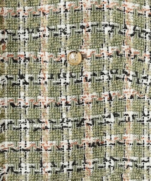 BEIGE, / ベイジ, ノーカラージャケット | BERYL / ファンシーツイードノーカラージャケット | 詳細9