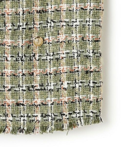 BEIGE, / ベイジ, ノーカラージャケット | BERYL / ファンシーツイードノーカラージャケット | 詳細10