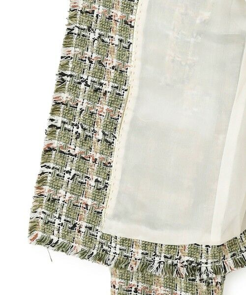 BEIGE, / ベイジ, ノーカラージャケット | BERYL / ファンシーツイードノーカラージャケット | 詳細12