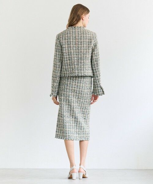 BEIGE, / ベイジ, ノーカラージャケット | BERYL / ファンシーツイードノーカラージャケット | 詳細2