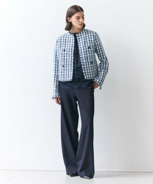 BEIGE, / ベイジ, ノーカラージャケット | BERYL / ファンシーツイードノーカラージャケット | 詳細15